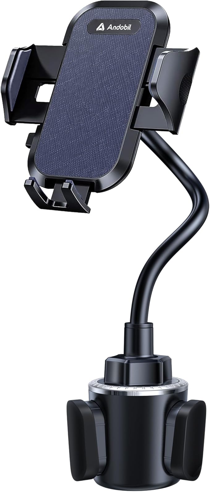 Military-Grade Cup Holder Phone Holder, [Ultra Sturdy & 360° Adjustable] Gooseneck Cup Phone Holders for Your Car Truck, Super Durable Car Phone Mount for iPhone 17 16 15 14 Pro Max/Samsung