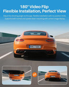 2K Tiny Dash Cam, 1296P QHD Mini Car Camera DashCam - Voice Control, G -Sensor, Free 32GB TF Card, Built-in WiFi, APP Control, WDR/3D DNR with Super Night Vision, 24H Parking Mode