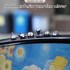 Cute Soot Sprites,35 Pcs Automotive Interior Decoration Accessories for Car Rearview Mirror and Dashboard,Cute Anime Decor for Home Garden Office,Funny Ornament Gifts(Black)