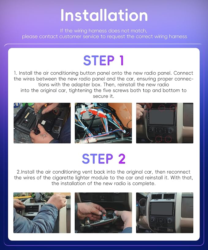 4G+64G Android 15 Car Stereo for Ford Escape/Kuga/Mazda Tribute 2007-2012, 9" IPS Touchscreen Radio with Wireless Carplay Android Auto GPS/32 EQ/Bluetooth 5.0/5Ghz WiFi/AHD Backup Camera/SWC