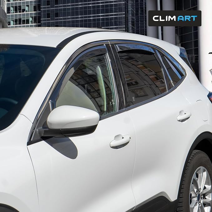 in-Channel Incredibly Durable Rain Guards for Ford Escape 2020-2026, Original Window Deflectors, Vent Window Visors, Vent Deflector, 4 pcs. - 620146