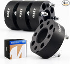 4x4 Wheel Spacers, Golf Cart Wheel Spacers Compatible with EZGO EZ GO Golf Cart Club Car ATV, 2" Wheel Spacers with 1/2"-20 Studs, Set of 4