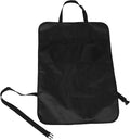 Car Seat Kick Mat and Back Protector with Hanging Storage Bag, Oxford Cloth Anti-kick Pad Organizer for Automotive Interior, Seat Back Storage for Car Travel and Family Use