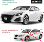 in-Channel Incredibly Durable Rain Guards for Nissan Altima 2019-2026, Original Window Deflectors, Vent Window Visors, Vent Deflector, 4 pcs. - 622316