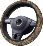 Hunting Camo Elastic Steering Wheel Cover Non-Slip Breathable Steering Wheel Protector Fit Auto, Suvs, Truck