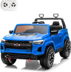 24V Licensed Colorado Electric Car for Kids, Ride on Toys for Toddlers with Remote Control, 2 Seater Electric Car Ride On Vehicle w/Bluetooth, Soft Start, LED Lights - Blue