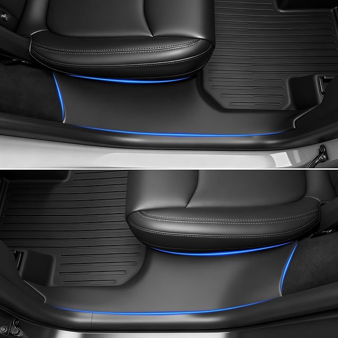 2025 2026 Tesla Model Y Juniper Floor Mats & Accessories & Extra-Thick TPE Cargo Liners, 9 PCS CabinProtect™ Pro Kit Full-Cabin Protection System(Only fit Premium&Performance)