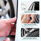 19.7Ft(6M) Blue Car Door Edge Guards, U-Shape Rubber Door Protector Edge Strip,Easy to Cut No Need Adhesive Fit for Most Vehicles