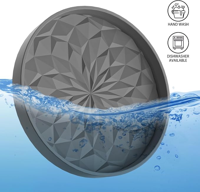 ME.FAN Car Coasters for Cup Holders [4 Pack] - 2.75In Silicone Auto Mug Mats - Universal Non-Slip Recessed Car Interior AccessoriesDeep Grey