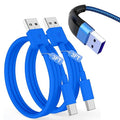 Car CarPlay Cable for iPhone 17, 16, 15 USB C Charger Cord, 2-Pack 3FT USB A to USB C Charging Cable for Apple iPhone 17/17 Pro/Air/16e/16/15 Pro Max/Plus Cord, for iPad Pro/Air,Blue