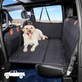 Dog Back Seat Extender for Truck,Truck Seat Cover Back Seat,Dog Hammock for Truck,Pet Seat Covers for Dogs,Hard Bottom Seat Extender for Dogs(Black,for Full Size Truck)