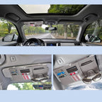 Car Sun Visor Organizer, Visor Organizer Auto Car visor Storage Organizer Sun Visor Storage Organizer with Pockets Car Visor Storages Pouch Truck Visor Organizer for Men Women(Grey)