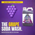 Extreme Bodywash & Wax Foaming Car Wash Soap - Soap for Foam Cannons, Foam Guns, or Bucket Washes for Cars, Trucks, Motorcycles, RVs, and More, Grape Scent - 128 oz (1 Gallon)