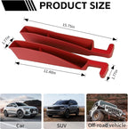 2PCS Car Seat Gap Filler Organizer, Multifunctional Seat Gap Storage Box for Phone Key, Stop Things from Dropping Between Seat and Console, Universal Interior Car Accessories (Red)