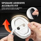 4PCS Upgraded Car Door Latch Guard Cover,Silicone Car Door Lock Cover for Car Door Protector and Noise Reduction,Universal Automotive Exterior Accessories (White/4PCS)