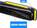 Window Visors Rain Guards for Jeep Wrangler JL 18-26 Gladiator 2020-2026 | In-Channel Window Deflectors, Vent Visor, Sun Shades, Window Shields, Truck Accessories, Dark Smoke