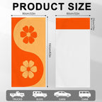 2 Pack Car Towels Seat Cover with Storage Bag, Multifunctional Microfiber Towel for Gym Outdoor Sport Running,Picnic, Beach, Pet Dog Travel,Fits Car SUV Truck (Flora Balance)