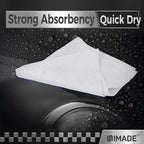 Shop Towels, 400 Pack Commercial Grade Work Rags Microfiber Towels for Cars Cleaning Rags Bulk Detailing Cloth for Automotive Bar Mechanic Restaurant Garage Housekeeping, 11.5"x 11.5", White