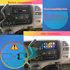 Single DIN Car Stereo Radio with Wireless Apple CarPlay & Android Auto, 6.8" IPS 1280x600 Touchscreen, Car Bluetooth 5.2, FM Radio, Backup Camera, Dual USB, EQ Audio, 180W Subwoofer Car Audio Receiver