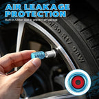 12PCS Tire Valve Stem Caps, Car Exterior Accessories, Aluminum Alloy Valve Cover Universal for Cars, Trucks, Motorcycles and Bicycles (Sky Blue)