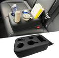 Car Back Seat Cup Holder, PU Leather Couch Sofa Bed Cup Holder Expander Tray, Boat Tray, Organizer for Trucks, Minivans, SUVs, RVs, Vehicles, Holds Drinks, Snacks, Cell Mobile Phone