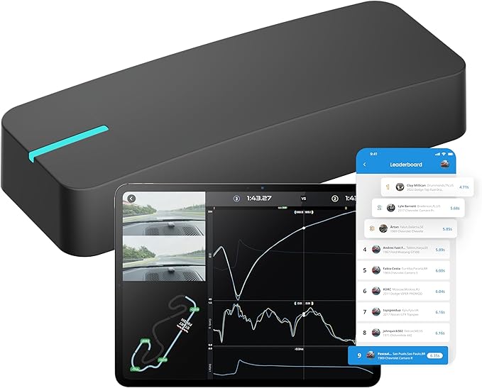 New GPS Based Performance Meter, up to 25Hz GPS Laptimer, Upgraded UBLOX 10th Gen High Performance GPS Module, Trusted by Million Users, USB-C Charging Port (DRG70-C)