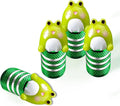 4Pack Frog Tire Valve Stem Caps Cute 3D Resin Animal Car Accessories Decor,Universal Tire Air Caps for Car,SUV,Bike,Motorcycle,Bicycle,Perfect Frog Gifts for Women Men Frogs Lover