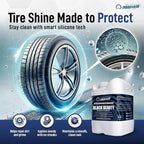 Black Beauty Tire Shine & Conditioner 5 Gallons - Water-Repellent & UV Resistant - Non-Greasy Finish - Restores Black Look | Works with Manual & Automatic Applicators for Cars, Trucks, SUV