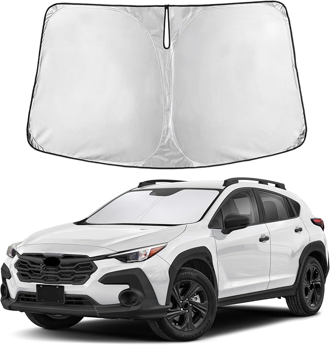 Windshield Sunshade Compatible for Subaru Crosstrek 2024 2025 2026, Sun Visor for Front Windshield & Window Sun Shade Cover, UV Heat Blocker & Protector, Car Accessories