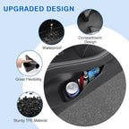 Car Door Side Storage Box and Trash Can for 2021-2025 2026 Nissan Rogue Accessories Front Door Insert Tray Organizer Door Slot Storage Protector Garbage Bin with Trash Bags 4PCS
