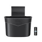 Car Trash Can Mini Trash Bin Garbage Organizer with Plastic Trash Bag Automotive Small Garbage Bin for Home Office Auto Vehicle Car Door Front Back Seat Storage Accessories Glovebox Trash Can