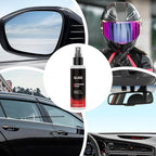 Car Glass Anti Fog Spray - Instant Automotive Defogger for Clear Visibility, Portable Glass Cleaner with Fast Fog Removal, Protective Coating for Driving, Shower Doors, Rainy Conditions