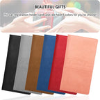 Car Registration and Insurance Holder,PU Leather Car Glove Box Organizer Car Document Holder for ID,Driver's License,Universal Car Organizer Car Accessories for Women/Men (Red)