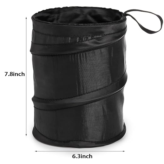 6 Pack Car Trash Can, Collapsible Pop-up Car Garbage Can, Waterproof Small Trash Bag Portable Rubbish Bin for Automotive