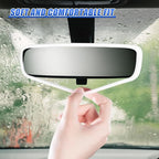YoRise Car Rear View Mirror Protector Frame, Rearview Edge Cover (White) | Car Rearview Mirror Cover, Car Mirror Decoration Protector Accessories for Most Cars