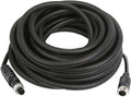4 Pin Camera Cable with Corrugation Tube Cover, Aviation Extension, 4 Pin Video Cable for Backup Camera Rear View System RV Truck Trailer Bus Car Waterproof (33ft/10m)