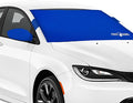 Plus | Winter Windshield Cover for Ice and Snow, Standard Size (Indigo) - Built-in Security Panels, Wiper Blade Coverage + Mirror Covers - Fits Standard Size Cars, 59 x 41 Inches