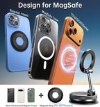 【Newest Vacuum Magnetic Phone Holder for Car Phone Holder Mount【Movable Vacuum Suction】Magsafe Car Mount Cell Phone Holders for Your Car Accessories for Women Men for iPhone 17 16-Carbon Fiber