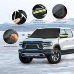 Car Windshield Cover for Ice and Snow Compatible with Toyota 4runner Tacoma Mazda CX30 CX5 CX50 Hyundai Tucson Kia Sportage Pickup Trucks Anti-Snow Cover Frost Shield with Side Mirror Covers
