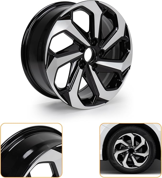 New 17" x 7.5'' Alloy Replacement Wheel Rim Compatible with Honda Accord 2016-2017, Direct Fit, OEM Design Replacement Rim