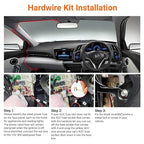 11.5ft USB-C Hardwire Kit (12V–24V to 5V) with Acc Functionality, Low Voltage Protection, Compatible with All USB-C Dashcams