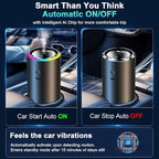Smart Car Air Fresheners, Car Diffuser Air Freshener, Car Fresheners 100 ML (3.5oz) Essential Oil, Aromatizante Para Carro Long Lasting, Five Spray Modes, RGB Music Syncing Light, Auto On/Off,Wildness