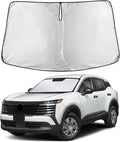 Windshield Sunshade Compatible for Nissan Kicks 2025 2026, Sun Visor for Front Windshield & Window Sun Shade Cover, UV Heat Blocker & Protector, Car Accessories