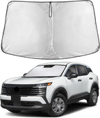 Windshield Sunshade Compatible for Nissan Kicks 2025 2026, Sun Visor for Front Windshield & Window Sun Shade Cover, UV Heat Blocker & Protector, Car Accessories