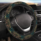Magical Astrology Moon Star Steering Wheel Cover for Women Men Girls Car Accessories Decor Anti-Slip Neoprene Auto Steering Wheel Covers Protector Universal 15 Inch