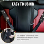 JDDRY 2-Pack Bling Seat Belt Covers,Bling Seat Belt Covers for Womens,Car Seat Belt Strap Cover Shoulder Pad,Universal Car Interior Accessories Fit for Car/Truck/SUV(Black,2PC)