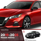 in Channel Rain Guards Fit for Nissan Altima 2019 2020 2021 2022 2023 2024 2025 2026, Durable Window Visors Wind Deflectors, Smoke Vent Shase Shields-4PCS