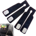 2PCS Leather Car Seat Headrest Hooks – Durable Double Hook Organizer for Bags, Purses, Handbags, Groceries & Back Seat Storage