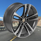 New 18" x 8" Premium Aluminum Alloy Wheel Rim Compatible with 2012-2020 BMW 320i 328i 330i 335i 340i 428i 430i 435i 440i OEM Design Replacement Rim, Direct Fit, OE Stock Specs, Gunmetal Gray