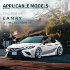 Car Windshield Cover Compatible with Toyota Camry 2025-2016 Custom Fit LE XSE XLE Hybrid SE Sedan New Upgraded Magnetic Windproof Sunshade Cover 4-Layer Protection Ice, UV,Frost Wiper & Mirror Covers